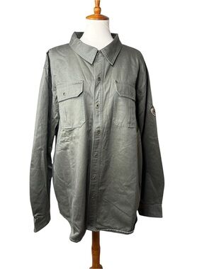 Legendary Whitetails Olive Green Utility Shirt Jacket